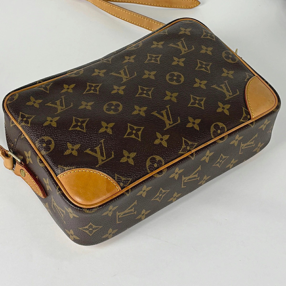 Louis Vuitton Monogram Brown Shoulder Bag Trocadero Brown